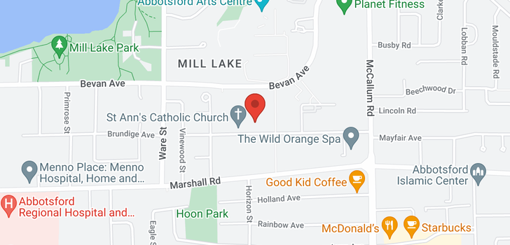 map of 203 33375 MAYFAIR AVENUE